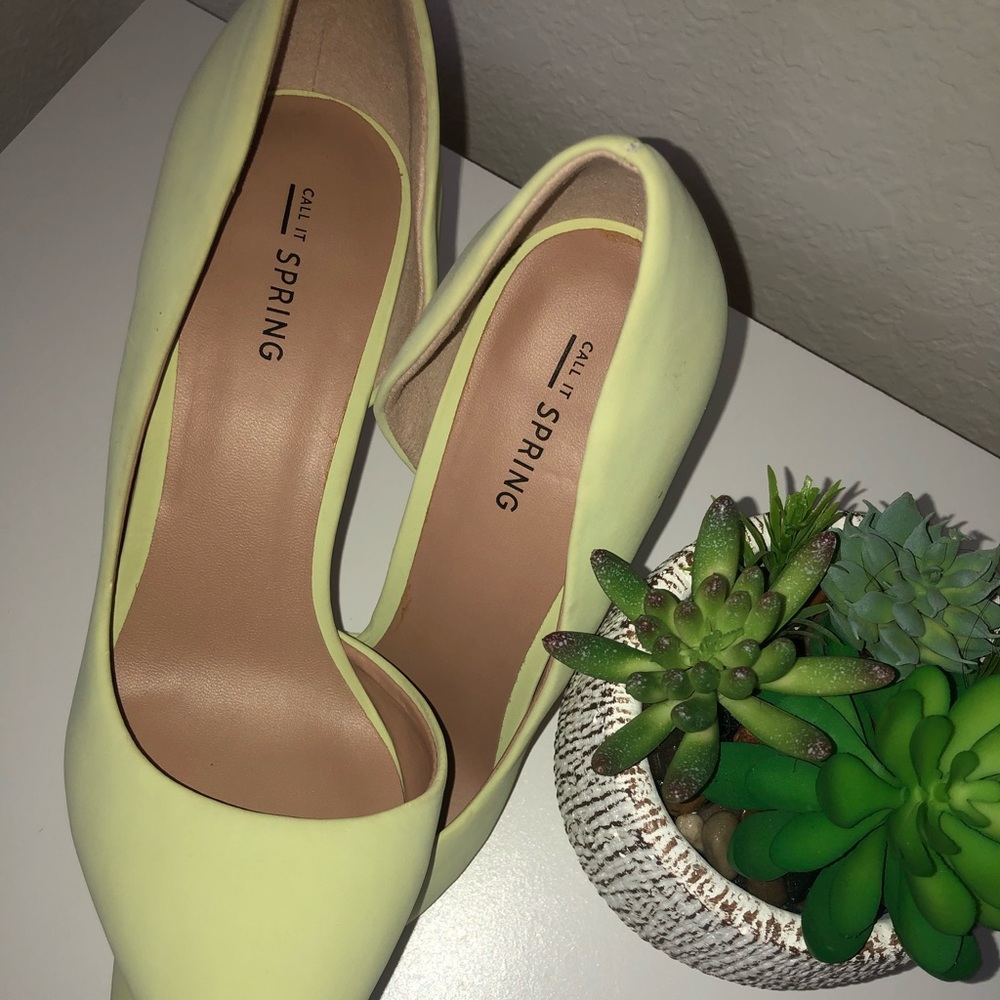 Call It Spring. Never wore heels!